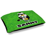 Cow Golfer Dog Bed w/ Name or Text