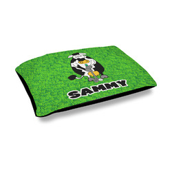 Cow Golfer Outdoor Dog Bed - Medium (Personalized)