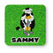 Cow Golfer Paper Coasters - Approval