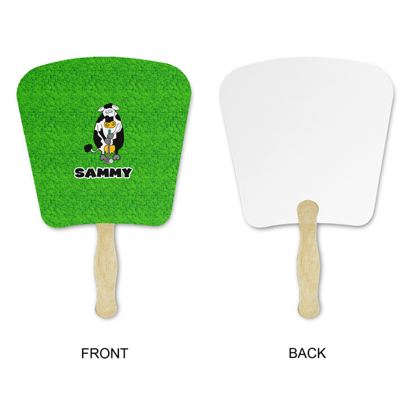 Cow Golfer Paper Fans - Approval