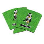 Cow Golfer Party Cup Sleeve (Personalized)