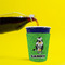 Cow Golfer Party Cup Sleeves - without bottom - Lifestyle