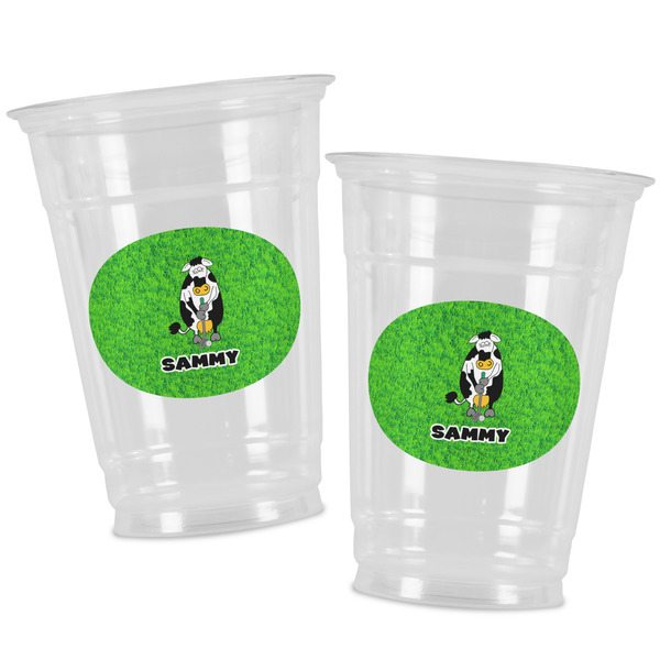 Cow Golfer Party Cups - 16oz - Alt View