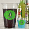 Cow Golfer Party Cups - 16oz - In Context