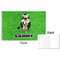 Cow Golfer Disposable Paper Placemat - Front & Back