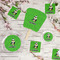 Cow Golfer Party Supplies Combination Image - All items - Plates, Coasters, Fans
