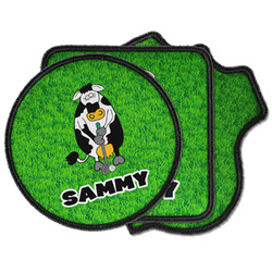 Cow Golfer Iron on Patches (Personalized)