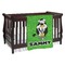 Cow Golfer Personalized Baby Blanket