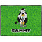 Cow Golfer Personalized Door Mat - 24x18 (APPROVAL)