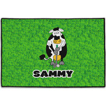 Cow Golfer Door Mat - 36"x24" (Personalized)