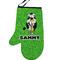 Cow Golfer Personalized Oven Mitt - Left