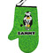 Cow Golfer Left Oven Mitt (Personalized)