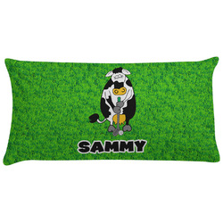 Cow Golfer Pillow Case - King (Personalized)