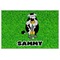 Cow Golfer Laminated Placemat w/ Name or Text