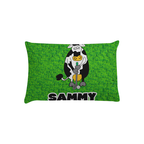 Custom Cow Golfer Pillow Case - Toddler (Personalized)