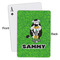 Cow Golfer Playing Cards - Approval