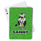 Cow Golfer Playing Cards (Personalized)