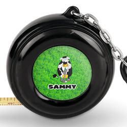 Cow Golfer Pocket Tape Measure - 6 Ft w/ Carabiner Clip (Personalized)