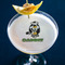 Cow Golfer Printed Drink Topper - Large - In Context