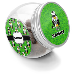 Cow Golfer Puppy Treat Jar (Personalized)