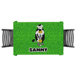 Cow Golfer Tablecloth - 58"x58" (Personalized)