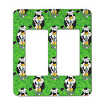 Cow Golfer Rocker Style Light Switch Cover - Two Switch