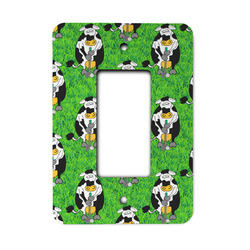 Cow Golfer Rocker Style Light Switch Cover - Single Switch