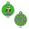 Cow Golfer Round Pet ID Tag - Large - Approval