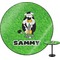 Cow Golfer Round Table Top