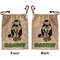 Cow Golfer Santa Sack - Front & Back (Personalized)