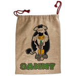 Cow Golfer Santa Sack - Front (Personalized)