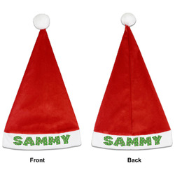 Cow Golfer Santa Hat - Front & Back (Personalized)