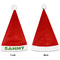 Cow Golfer Santa Hats - Front and Back (Single Print) APPROVAL