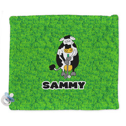 Cow Golfer Security Blanket (Personalized)