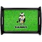 Cow Golfer Serving Tray Black Small - Main