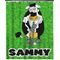 Cow Golfer Extra Long Shower Curtain - 70"x84" (Personalized)