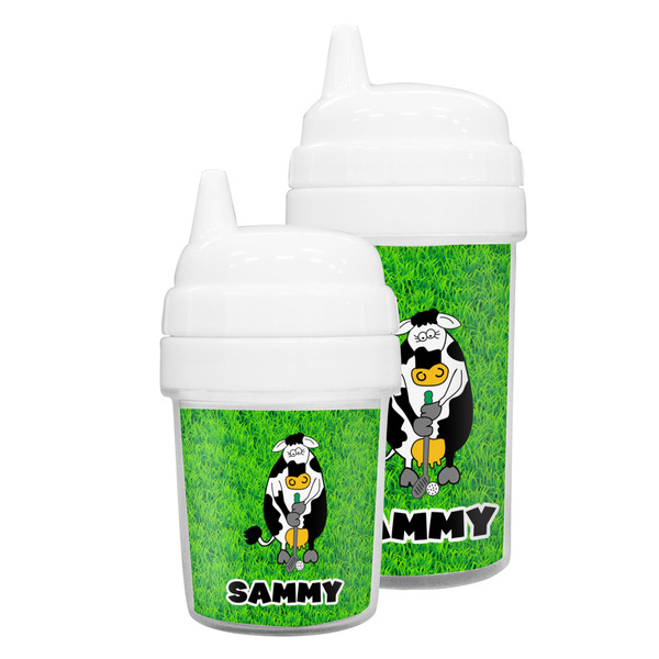 Cow Golfer Sippy Cups