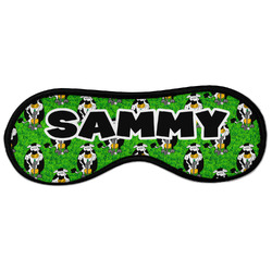 Cow Golfer Sleeping Eye Masks - Large (Personalized)