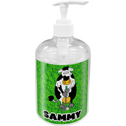 Cow Golfer Acrylic Soap & Lotion Bottle (Personalized)