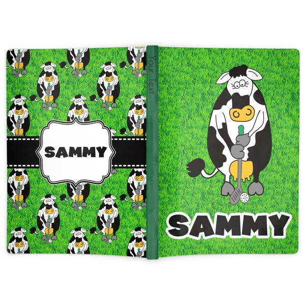 Cow Golfer Soft Cover Journal - Apvl