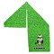 Cow Golfer Sports Towel Folded - Both Sides Showing
