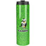 Cow Golfer Stainless Steel Skinny Tumbler - 20 oz (Personalized)