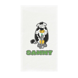 Cow Golfer Guest Towels - Full Color - Standard (Personalized)