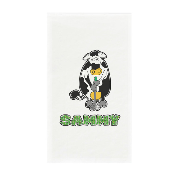 Custom Cow Golfer Guest Towels - Full Color - Standard (Personalized)