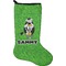 Cow Golfer Holiday Stocking - Neoprene (Personalized)