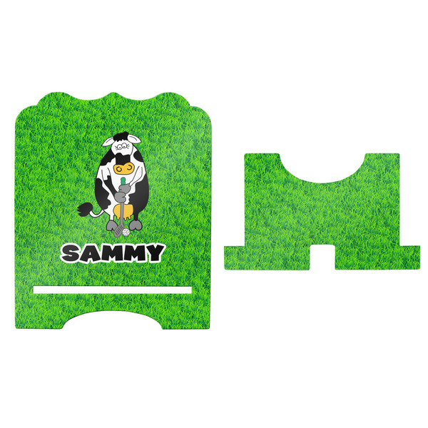 Cow Golfer Stylized Tablet Stand - Apvl