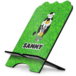 Cow Golfer Stylized Tablet Stand w/ Name or Text