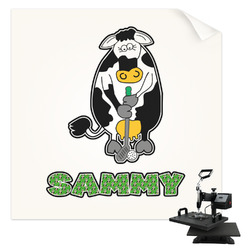 Cow Golfer Sublimation Transfer - Youth / Women (Personalized)