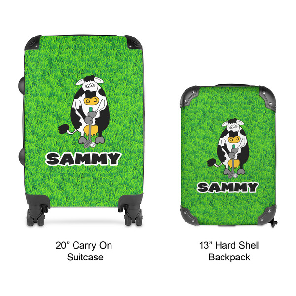 Cow Golfer Suitcase Set 4 - APPROVAL