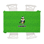 Cow Golfer Tablecloth - 58"x102" (Personalized)
